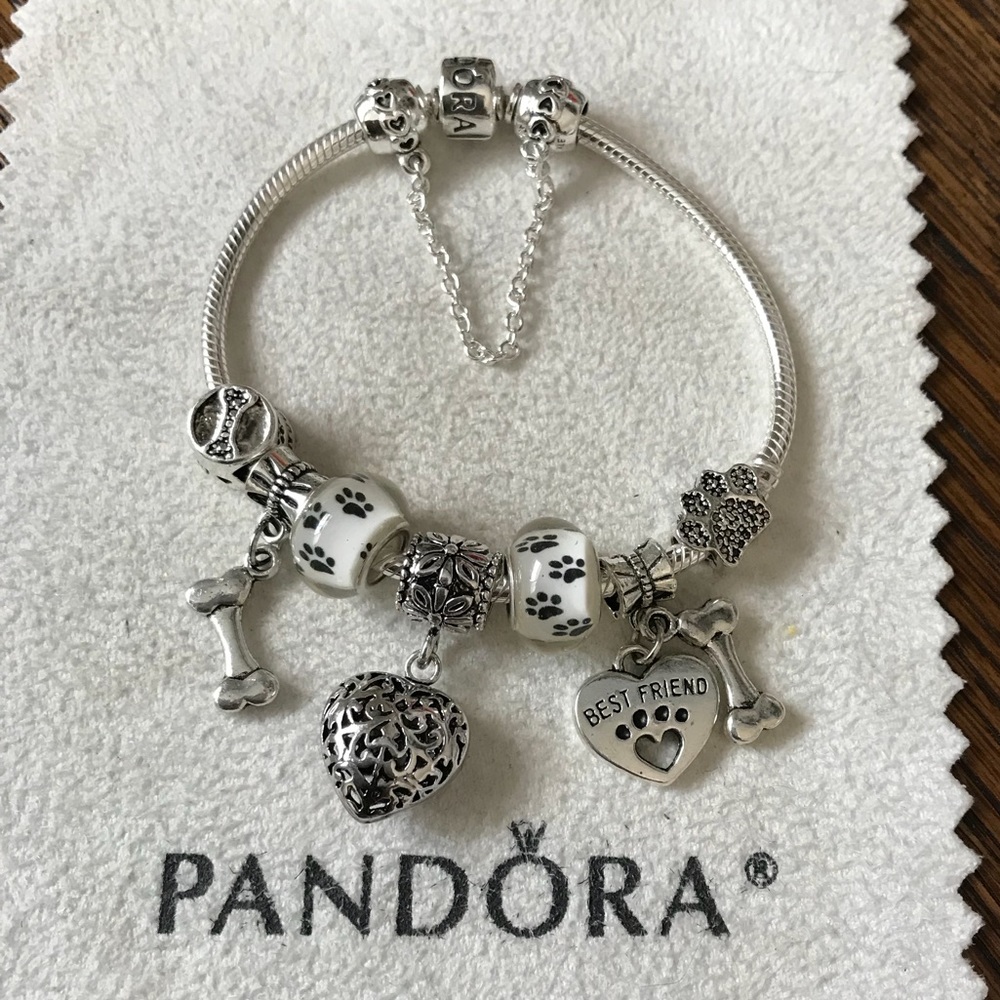 Doggy lover charm bracelet
